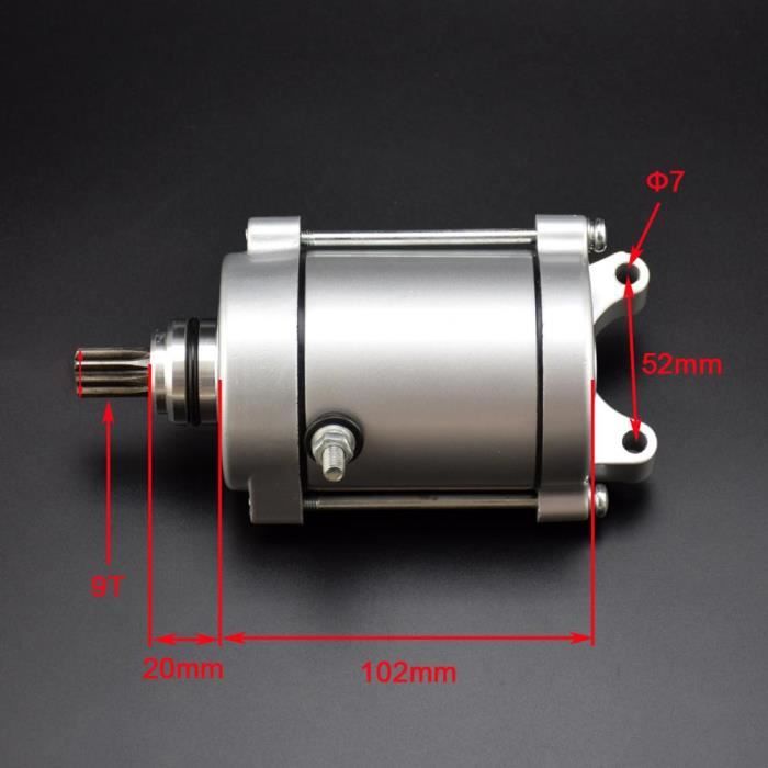 Demarreur,Démarreur électrique universel 9 dents pour CG125 250cc Zongshen Linhai KAZUMA Yamaha pièces de moteur cyclomoteur