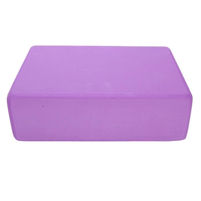 Cuque Brique de yoya Bloc de yoga fitness d'étirement d'entraînement brique de mousse en EVA outil pilates antidérapant pour