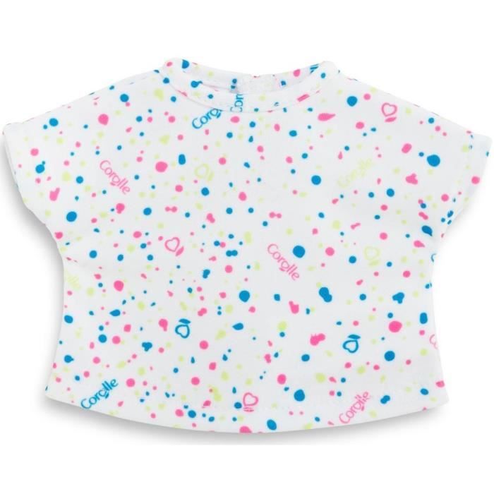 COROLLE - T-shirt confettis - Pour poupée - Dès 4 ans