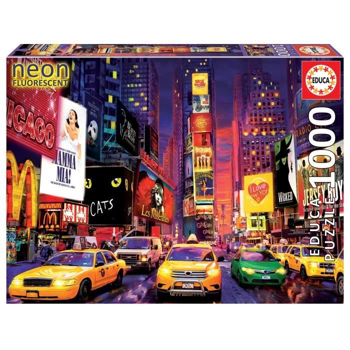 EDUCA - Puzzle - 1000 NEON TIMES SQUARE, NEW YORK