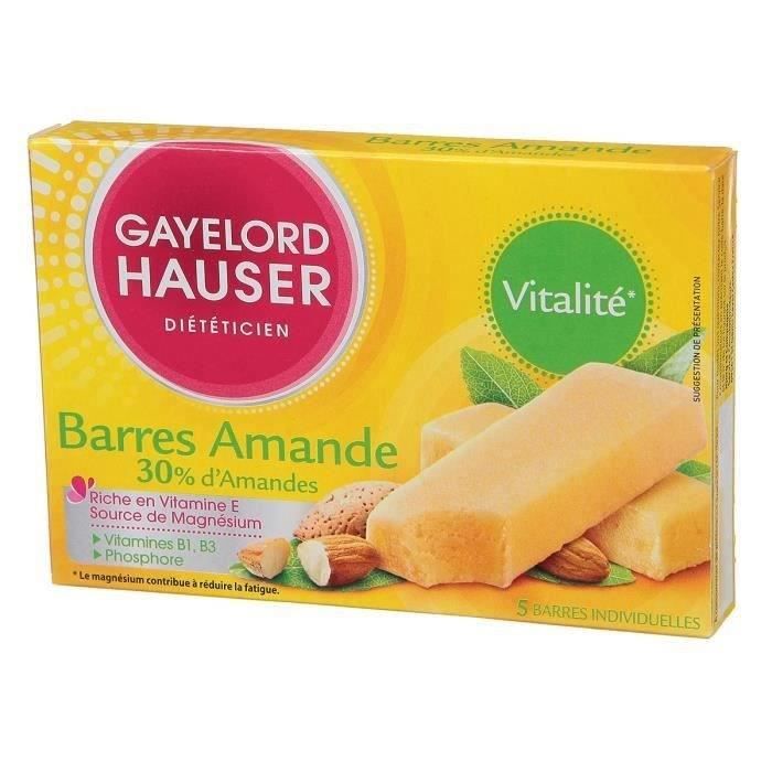 GAYELORD HAUSER Barres amande - 125 g