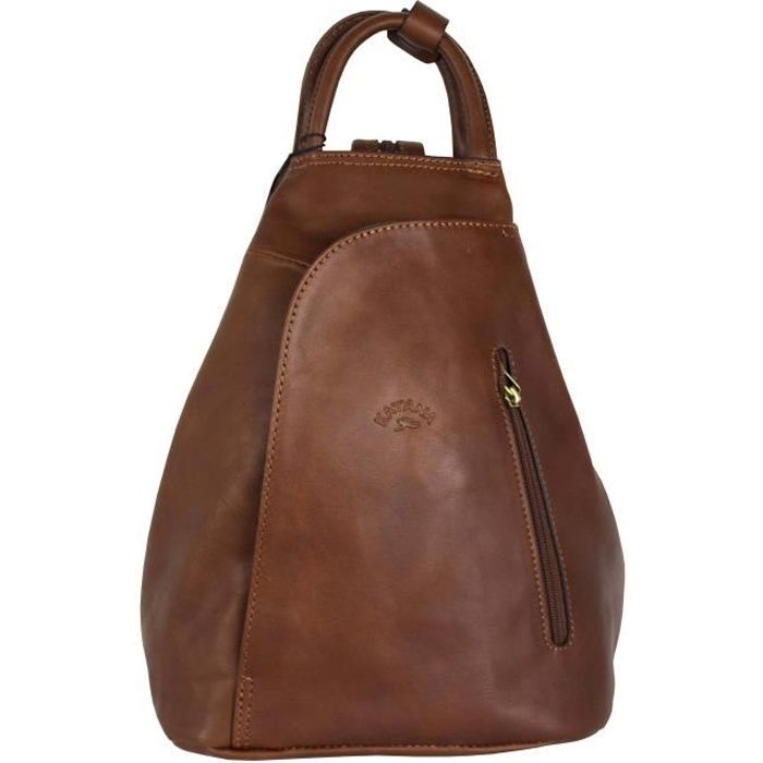 KATANA petit sac à dos en cuir réf 322018 marron (3 couleurs disponible)