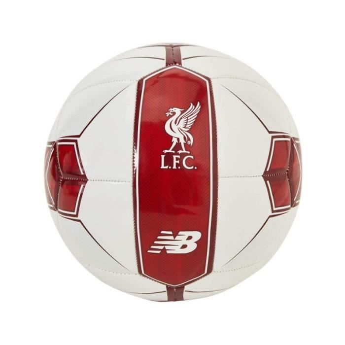Ballon foot Liverpool Blanc et Bordeaux New Balance