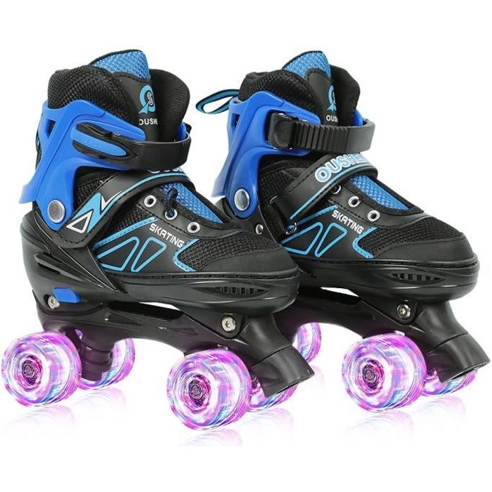 Patins à Roulettes 4 Roues Pour Enfant - Baskets Légères Unisexes - Garçon Et Fille - Neuf (peut Avoir De Légers Défauts)