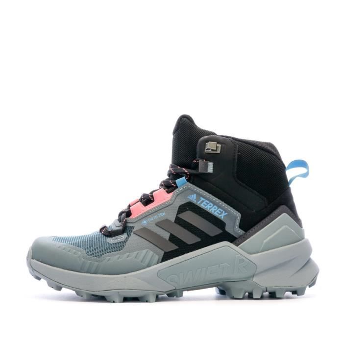 Chaussures de randonnée Noir/Bleu Femme Adidas Terrex Swift R3 GTX