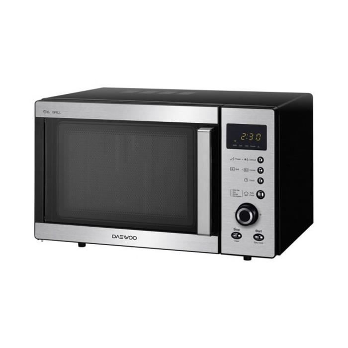 Micro-ondes Superbe micro-ondes avec gril daewoo koga8b5r 23 l 800w acier inoxydable