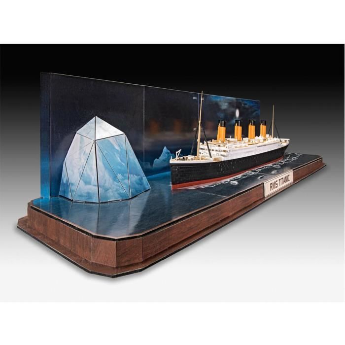 Maquette bateau : Easy-Click : RMS Titanic avec Puzzle 3D Iceberg Coloris Unique