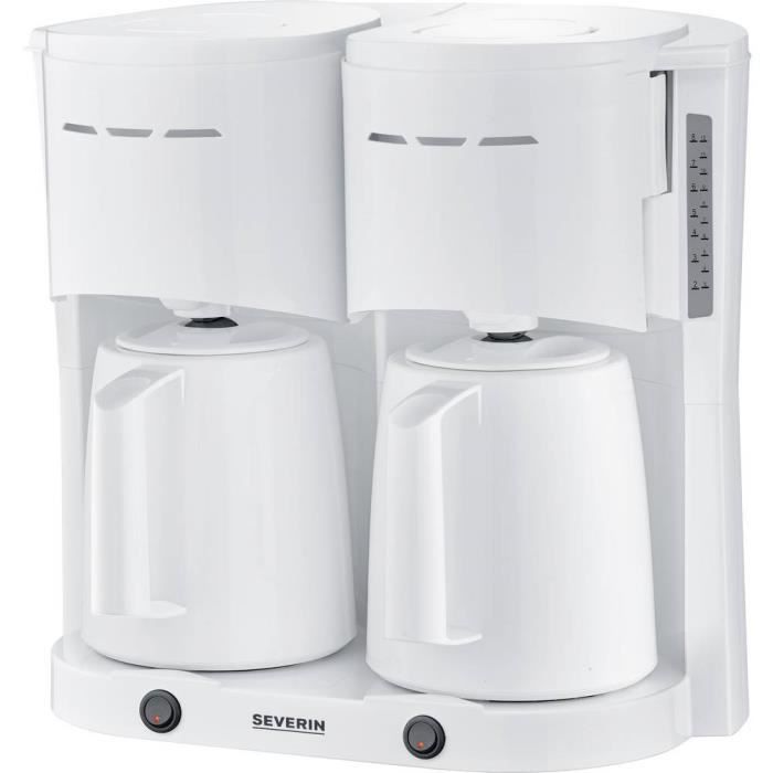 Severin 5830 Cafetière blanc Nombre de tasse=8 verseuse thermofuge