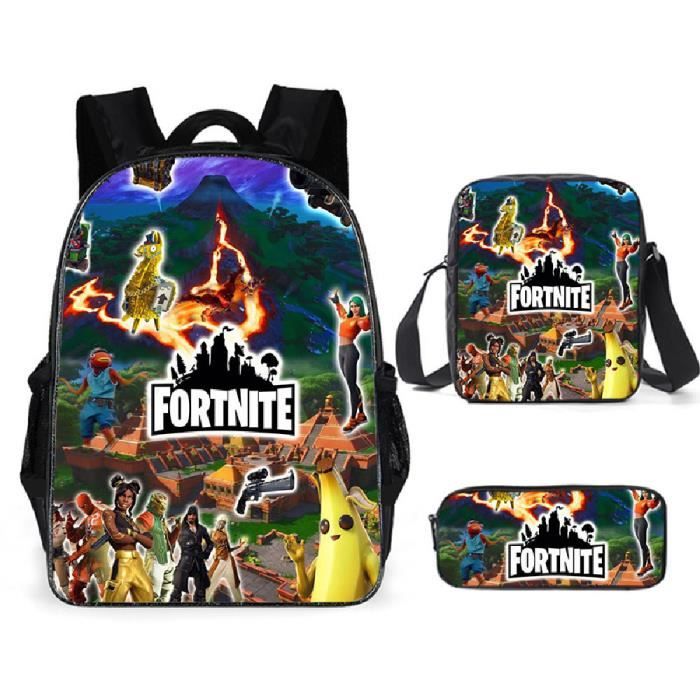 Fortnite Sacs D'école Cool Garçons Filles Anime Sac À Dos Scolaire Enfants Backpack A10