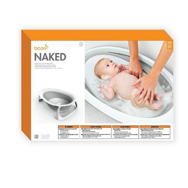 NAKED Baignoire pliable 2 positions gris blanc