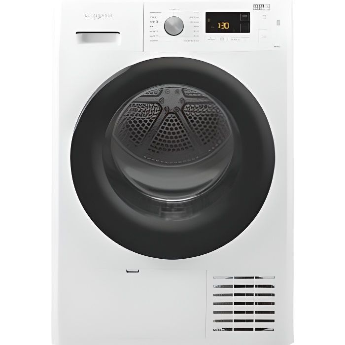 Sèche linge hublot 8Kg WHIRLPOOL FFTSM1182BFR Blanc