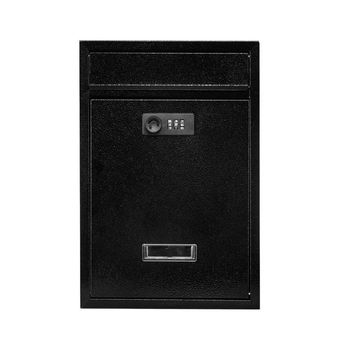 Boîte Aux Lettres WilTec Anthracite – Acier Galvanisé + Serrure à Code – Neuf