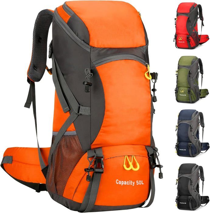 Grand Sac à Dos De Randonnée 90L Imperméable - Trekking & Voyage - Homme/Femme, Nylon