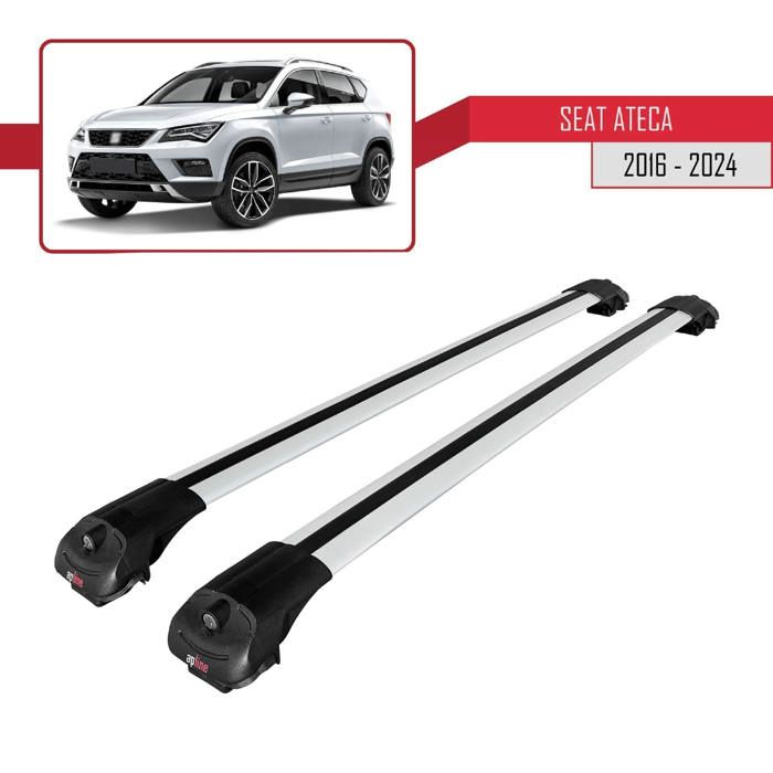 Barres De Toit ACE-2 Pour MG HS (AS23) 2018-2024 - 2 Barres Aluminium Gris, Charge Max 75 Kg