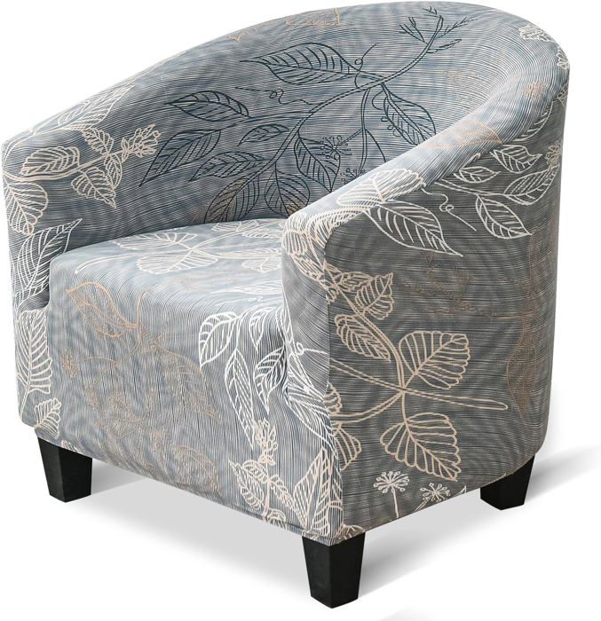 Impression Housse de Chaise Chesterfield Cabriolet 1 Pièces Housse de Chaise de Baignoire Housse de Meubles Extensible élastique