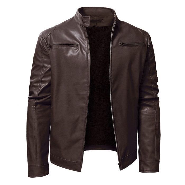 Vêtements Blouson Cuir Homme Cdiscount Blouson Homme En Cuir Chaud