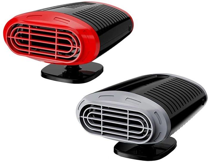 Chauffage Voiture 12V Portable 2-en-1 - Dégivrage Pare-brise Et Ventilateur, Rotation 360°, 150W - 3