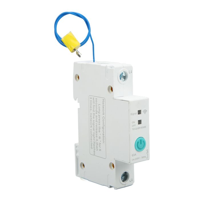 Interrupteur Relais WiFi Intelligent - Minuterie Programmable - Compatible Alexa, Google - Pour Maison Connectée