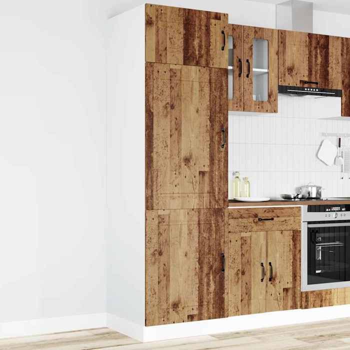 vidaXL Armoire de cuisine Kalmar vieux bois bois dingénierie 853635
