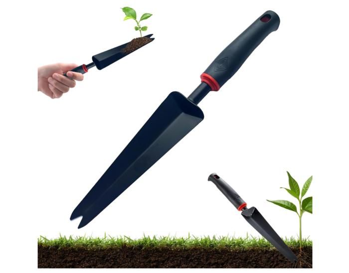Outil Désherbeur Manuel En Acier - 33.5 Cm, Poignée Bois, Pour Jardin - 8