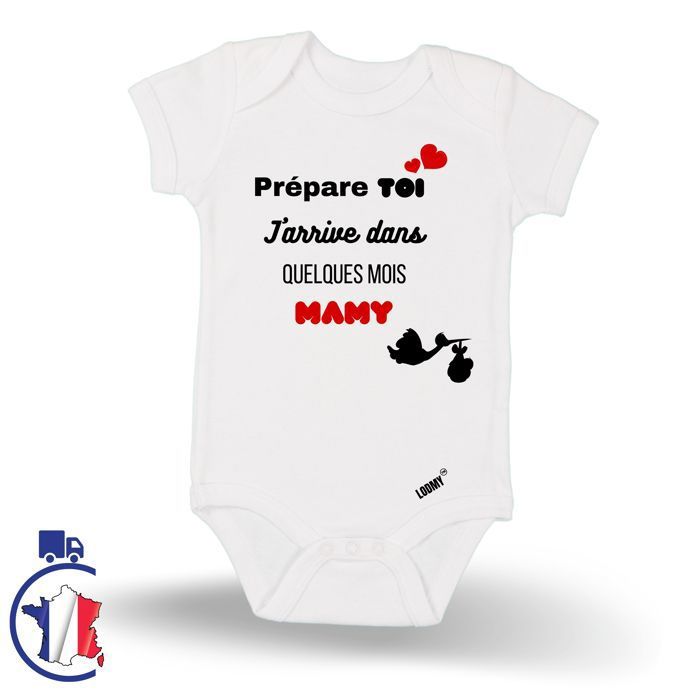 Body Naissance Blanc 100% Coton "Tu Vas être Une Super Tata" - Cadeau Original Pour Marraine, Annonce Grossesse - 2