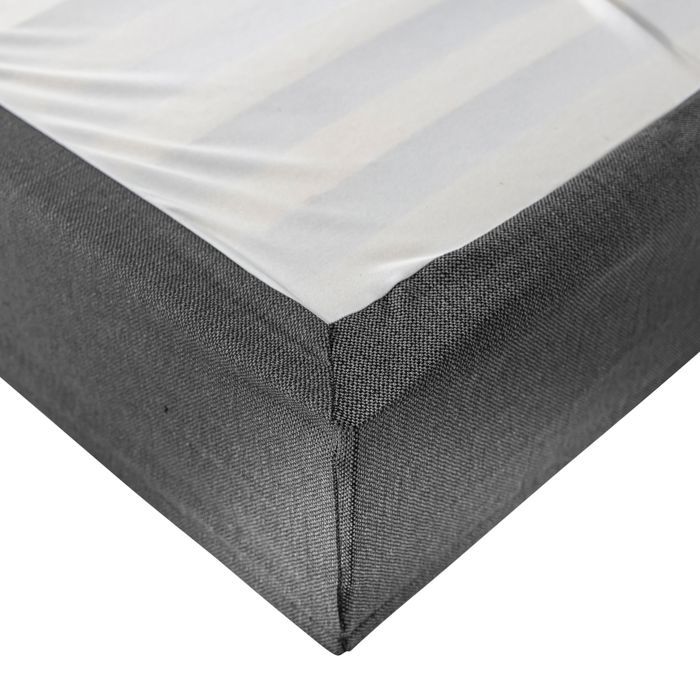 Cache-sommier Anthracite LEAVE - Someo 140x190 cm