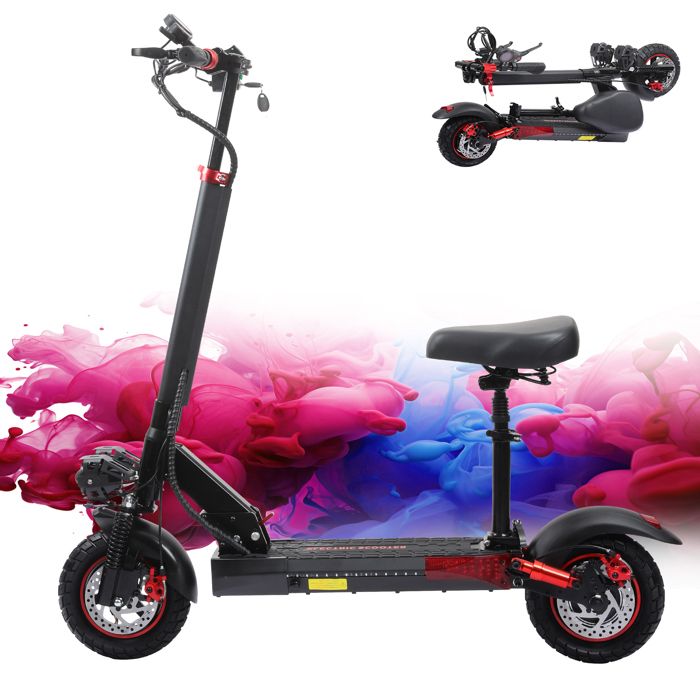 Trottinette Électrique Adulte 350W - Autonomie 30km - Pneus 8.5" Pleins - Pliable - 3 Vitesses (25km/h Max)