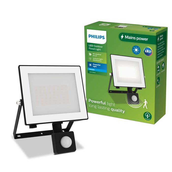 Philips Lois Projecteur Extérieur avec Capteur 5000 K