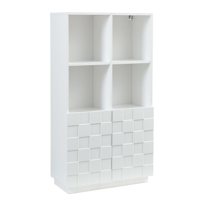 Buffet haut Bopibobro 118 x 64 x 30 cm blanc