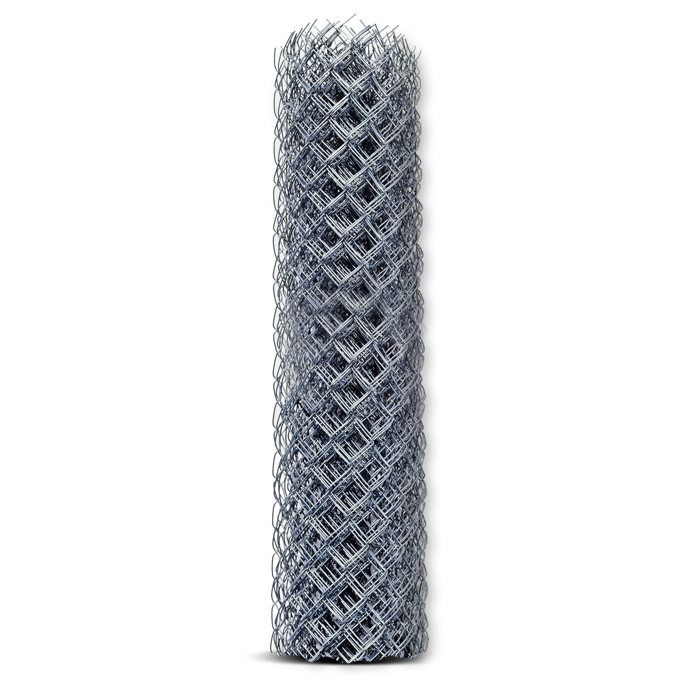 Grillage galvanisé - 10 m - Fil 2.7 mm - Maille 6 cm - 1.5 m de hauteur - Galvanisé + PVC