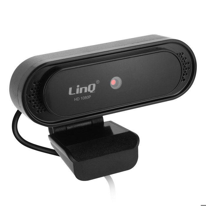 Webcam Usb Fullhd Inclinable 120° Avec Micro Antibruit Intégré Linq