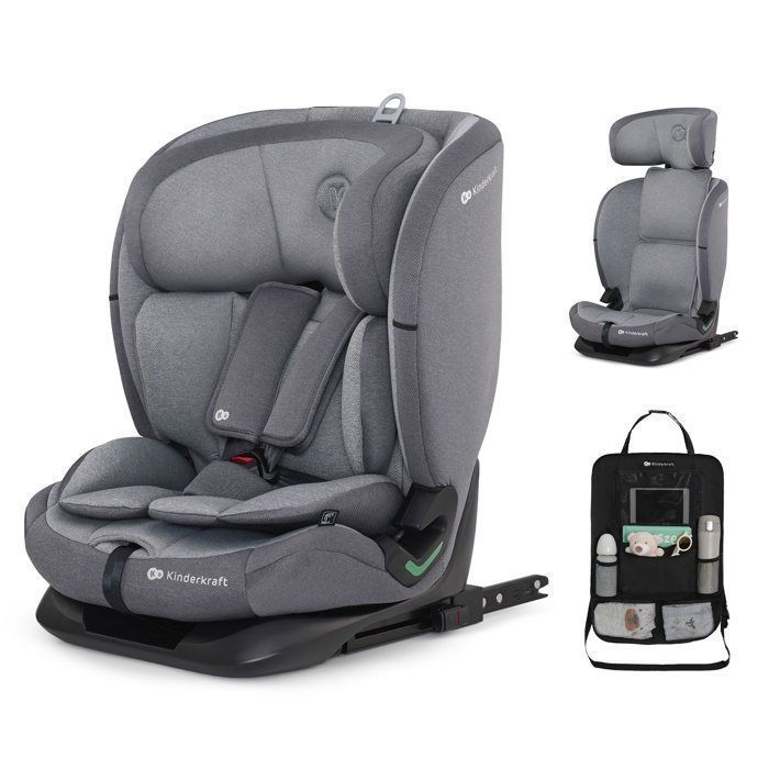 Siège Auto Kinderkraft ONETO3 i-Size 76-150 cm ISOFIX Rehausseur Évolutif