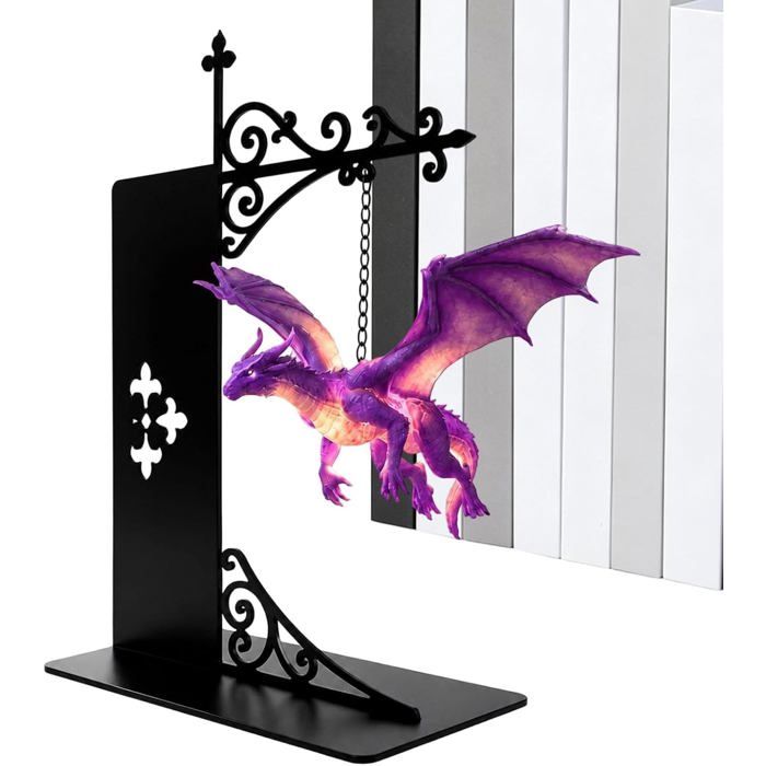 Lampe DÉtagère Pour Bibliothèque Lumière Vintage Chaude Led Dragon