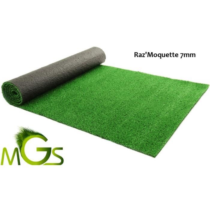 Gazon Synthétique Vincent 20mm - Rouleau 2x5m 10m² - Aspect Naturel - 4 Couleurs Fibre