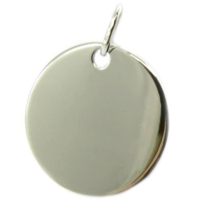 Pendentif Médaillon Smiley En Argent Doré - Bijou Créateur Les Poulettes, Livré Avec écrin