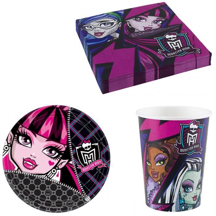 Pack Anniversaire Monster High Multicolor Cdiscount Maison