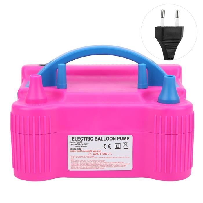 Jzhen Gonfleur Ballon Électrique 600W - Pompe à Ballons Double Buse Portable Pour Fêtes Jzhen Gonfleur Ballon Électrique 600W - Pompe à Ballons Double Buse Portable Pour Fêtes