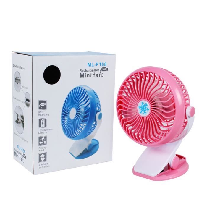Portable Mini Ventilateur De Table Clip Alimentation Usb Sur Le Bureau De Refroidissement Pour Bebe Poussette Et Voiture Cdiscount Bricolage