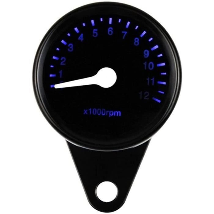 Compteur De Vitesse/tachymètre Universel Pour Moto - Boîtier Aluminium, Rétroéclairage, Remplacement