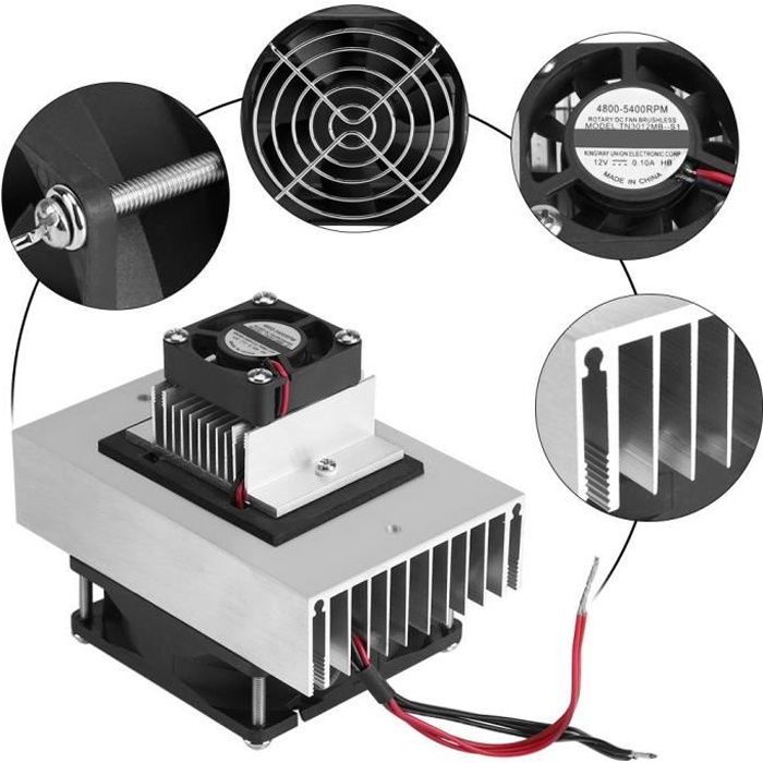 Système de refroidissement Réfrigérateur - Réfrigération Kit DIY Climatiseur DC12V semiconductor-GUA