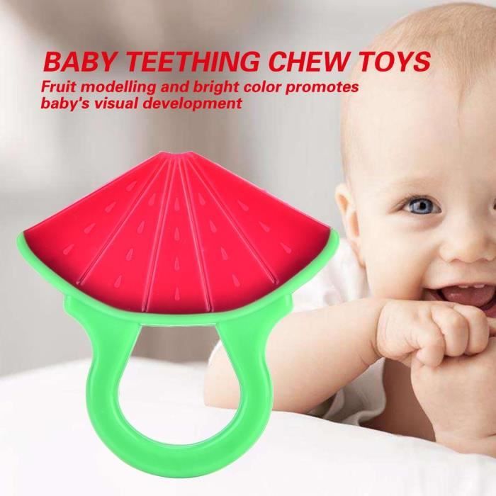 Jouet De Dentition En Silicone Doux Pour Bebe Jouet A Macher De Dentition Interessant Pasteque Rac Achat Vente Anneau De Dentition Soldes Sur Cdiscount Des Le Janvier Cdiscount