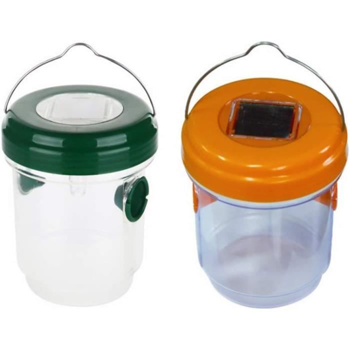 Piège à Guêpes En Verre - Lot De 2 - Avec Bouchon Liège Et Suspension - Écologique Et Réutilisable