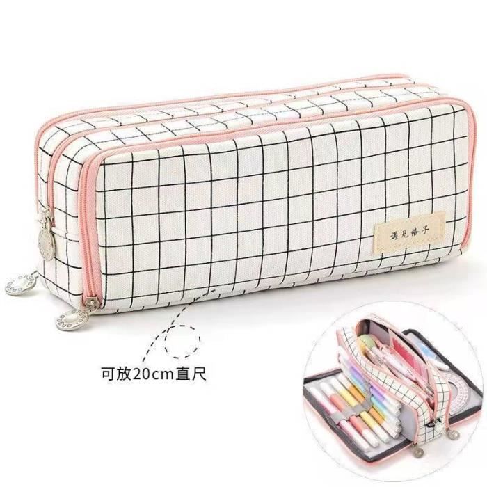 Grande Trousse à Crayons Losong Pour Femmes Et Filles, Portable, Pour Bureau Et école