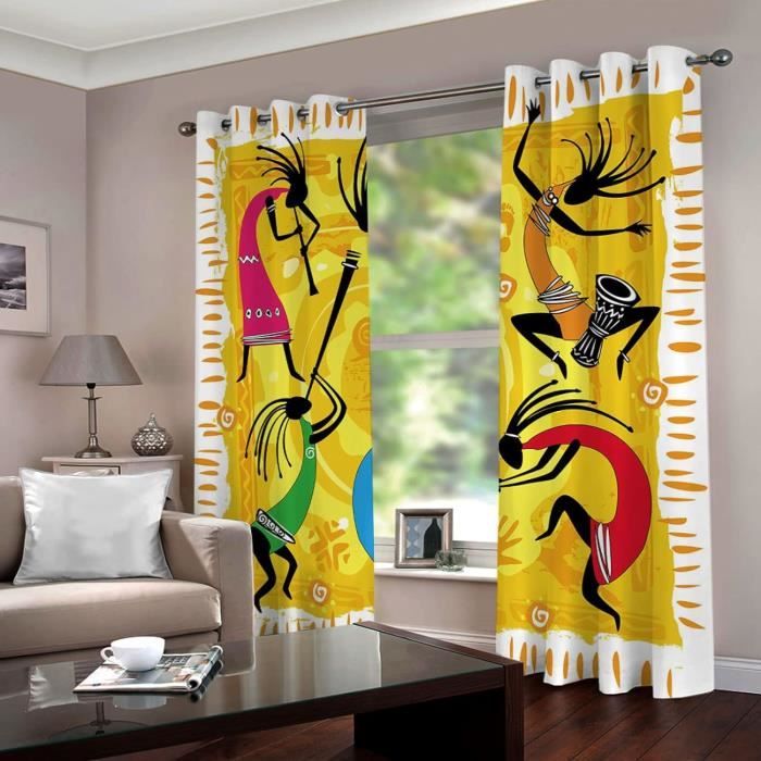 THYUNQ Rideau Occultant, Motif Abstrait Noir et Blanc - Rideaux Thermiques Imprimé pour Salon Chambre Fenetre, Lot de 2 Rideaux et Draperies Intérieurs à Oeillets, 140x200 cm (L x H THYUNQ Rideau Occultant, Motif Abstrait Noir et Blanc - Rideaux Thermiques Imprimé pour Salon Chambre Fenetre, Lot de 2 Rideaux et Draperies Intérieurs à Oeillets, 140x200 cm (L x H