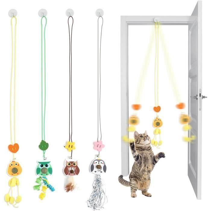 Yardwe Jouet Suspendu Réglable Pour Chat Interactif En Polyester Résistant, Taille Ajustable, Jeu D'intérieur Pour Animaux Domestiques Adultes