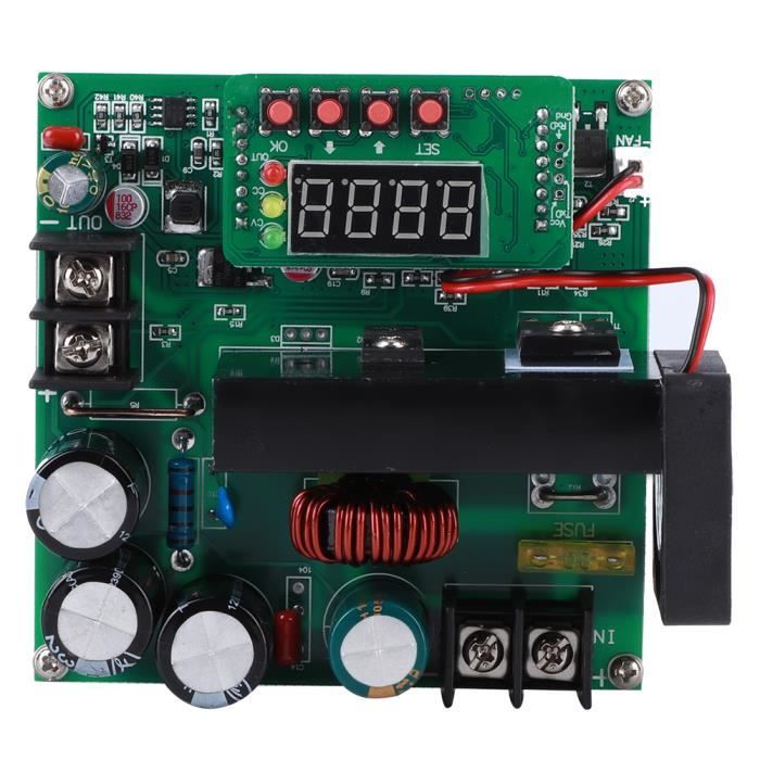 Régulateur de tension CC réglable, module abati eur, alimentation réglable, CNC, XY6020LV, XY6015LV, 20A, 1200W, 15A, 900W  502