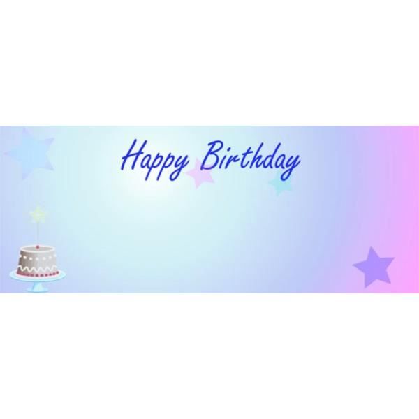 Joyeux Anniversaire Gateaux Banderole Personnalisee 180 X 70 Cm Cdiscount Maison