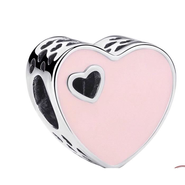 charm pandora coeur rose charm pandora coeur rose