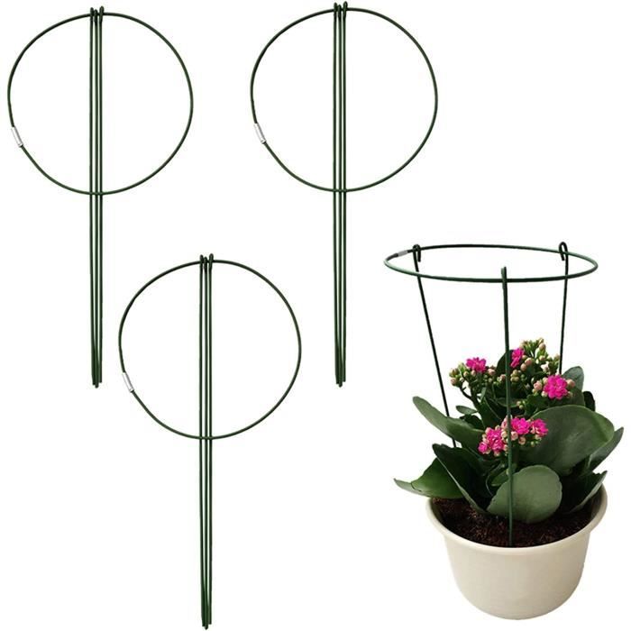 Lot De 3 Supports Réutilisables En Acier Inoxydable Pour Arrangement Floral - Organiseur Rond Pour Fixation De Plantes - Doré