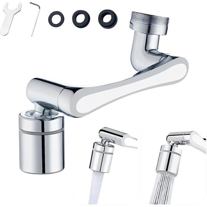 Rallonge de universelle rotative à 1440°, Mousseur à